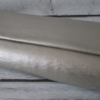 Dresówka pętelka z nadrukowaną srebrną folią - zdjęcie 1